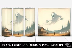 Very Simple White Digital Painting Tumbler Product Image 1