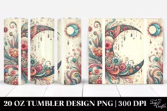 Colorful Vintage Postcard Style Tumbler Product Image 1