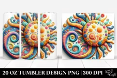 Colorful Whimsical Sun | 20 Oz Tumbler Product Image 1