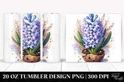 Glossy Hyacinth with Gold Insertions | 20 Oz Tumbler Product Image 1