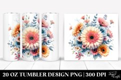 Colorfull Gerbera | 20 oz Tumbler Product Image 1