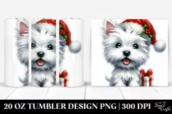 Expressive Baby West Highland White Terrier PNG Product Image 1