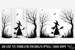 Simple Witch Tumbler Design | 20 oz Tumbler Product Image 1
