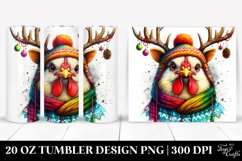 Christmas PNG 20 Oz Tumbler Design Product Image 1