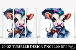 Vibrant Baby Cow Umbrella Tumbler Product Image 1