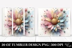 Glossy Sunflower 20 Oz Tumbler Product Image 1