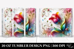 Tulip on Wooden Background | 20 Oz Tumbler Product Image 1