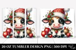 Christmas PNG 20 Oz Tumbler Design Product Image 1