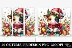 Christmas PNG 20 Oz Tumbler Design Product Image 1