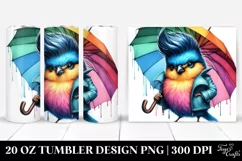 Vibrant Baby Bird Umbrella Tumbler Product Image 1