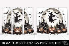 Simple Halloween Scene Sorcer | 20 oz Tumbler Product Image 1