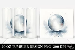 Simple Crystal Ball Sublimation Tumbler Design | 20 oz Product Image 1