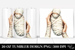 Simple Mummy Sublimation Tumbler Design | 20 oz Tumbler Product Image 1
