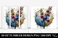Stained Delphinium | 20 Oz Tumbler Product Image 1