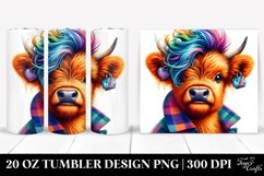 Goofy Baby Highlandcow Tumbler Product Image 1