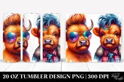 Goofy Baby Highlandcow Tumbler Product Image 1