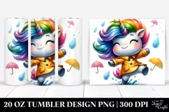 Happy Baby Unicorn PNG Product Image 1