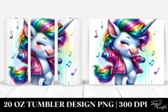 Happy Baby Unicorn PNG Product Image 1