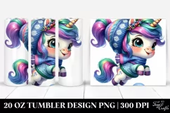 Goofy Baby Unicorn PNG Product Image 1