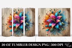 Colorful Lobelia | 20 Oz Tumbler Product Image 1