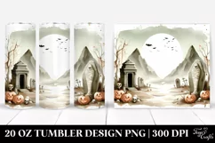 Simple Haloween MUMMY'S TOMB Tumbler Product Image 1