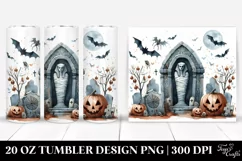 Simple Haloween MUMMY'S TOMB Tumbler Product Image 1