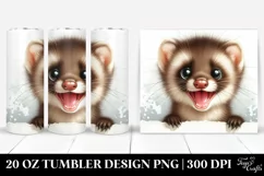 Crazy Furr Marten | 20 Oz Tumbler Product Image 1