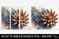 Wooden Stained Anemone | 20 oz Tumbler Product Image 1