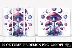 Magical Celestial Mushroom Clipart 20 Oz Tumbler Product Image 1