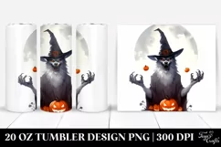 Funny Halloween Clipart - Werewolf, High-Res 20 Oz Tumbler Product Image 1