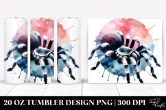 Tarantula Washed Watercolor Tumbler Design | 20 oz Tumbler Product Image 1