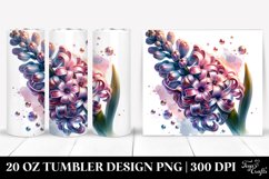 20 Oz Tumbler Sublimation | Shiny Hyacinth with Metallic Product Image 1