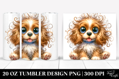 Cute Cocker Spaniel Puppy, 20 Oz Tumbler Product Image 1