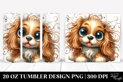 Cute Cocker Spaniel Puppy, 20 Oz Tumbler Product Image 1