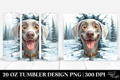 Cute Funny Weimaraner | 20 oz Tumbler Product Image 1