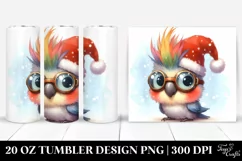 Expressive Baby Watercolor Parrot PNG Product Image 1