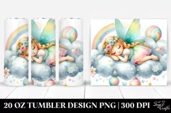 Napping Fairy Tumbler | 20 Oz Tumbler Product Image 1