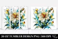 Stained Narcissus Marble | 20 Oz Tumbler Product Image 1