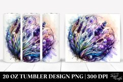 Abstract Lavender Material | 20 Oz Tumbler Product Image 1