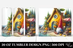 Gnome in Fairy Tale Scenery | 20 oz Tumbler Product Image 1