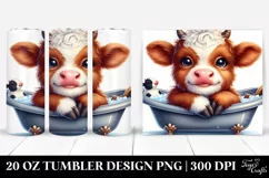 Smiling Baby Bichpoo in Bath Tub, PNG Product Image 1