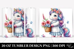 Baby Unicorn Baker Apron. 20 Oz Tumbler Design Product Image 1