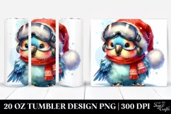 Vibrant Baby Watercolor Parrot PNG Product Image 1
