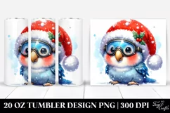 Vibrant Baby Watercolor Parrot PNG Product Image 1
