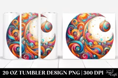 Colorful Vibrant Moon | 20 Oz Tumbler Product Image 1