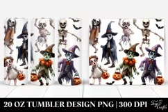 Simple Funny Halloween Clipart with Undead Product Image 1