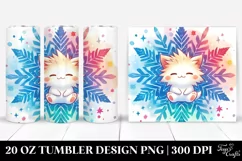 Simple Snowflake Painting | 20 oz Tumbler Product Image 1