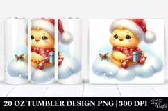 Cute Winter Baby Chicken | 20 oz Tumbler Product Image 1