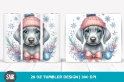 Watercolor Cute Baby Weimaraner | 20 oz Tumbler Product Image 1