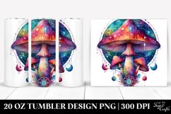 Magical Celestial Mushroom Clipart 20 Oz Tumbler Product Image 1